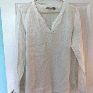 White LL Bean Tunic